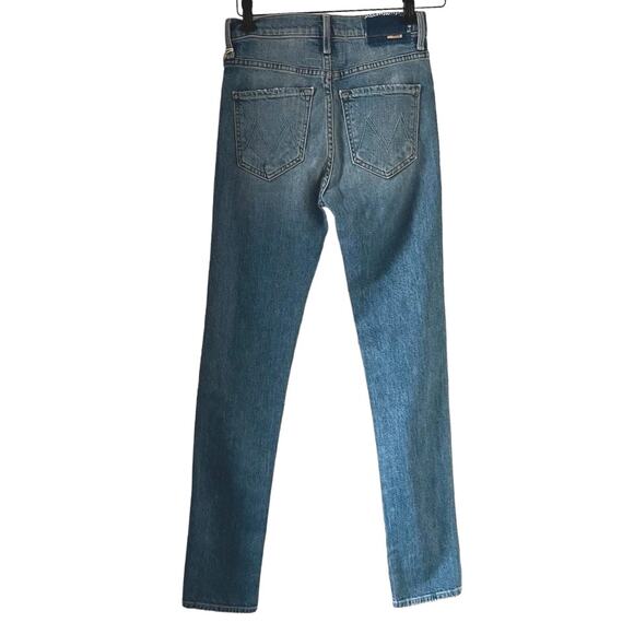 Mother Superior High Rise Pick Up Skimp Jean In My Melancholy Size 23 - Picture 4 of 13